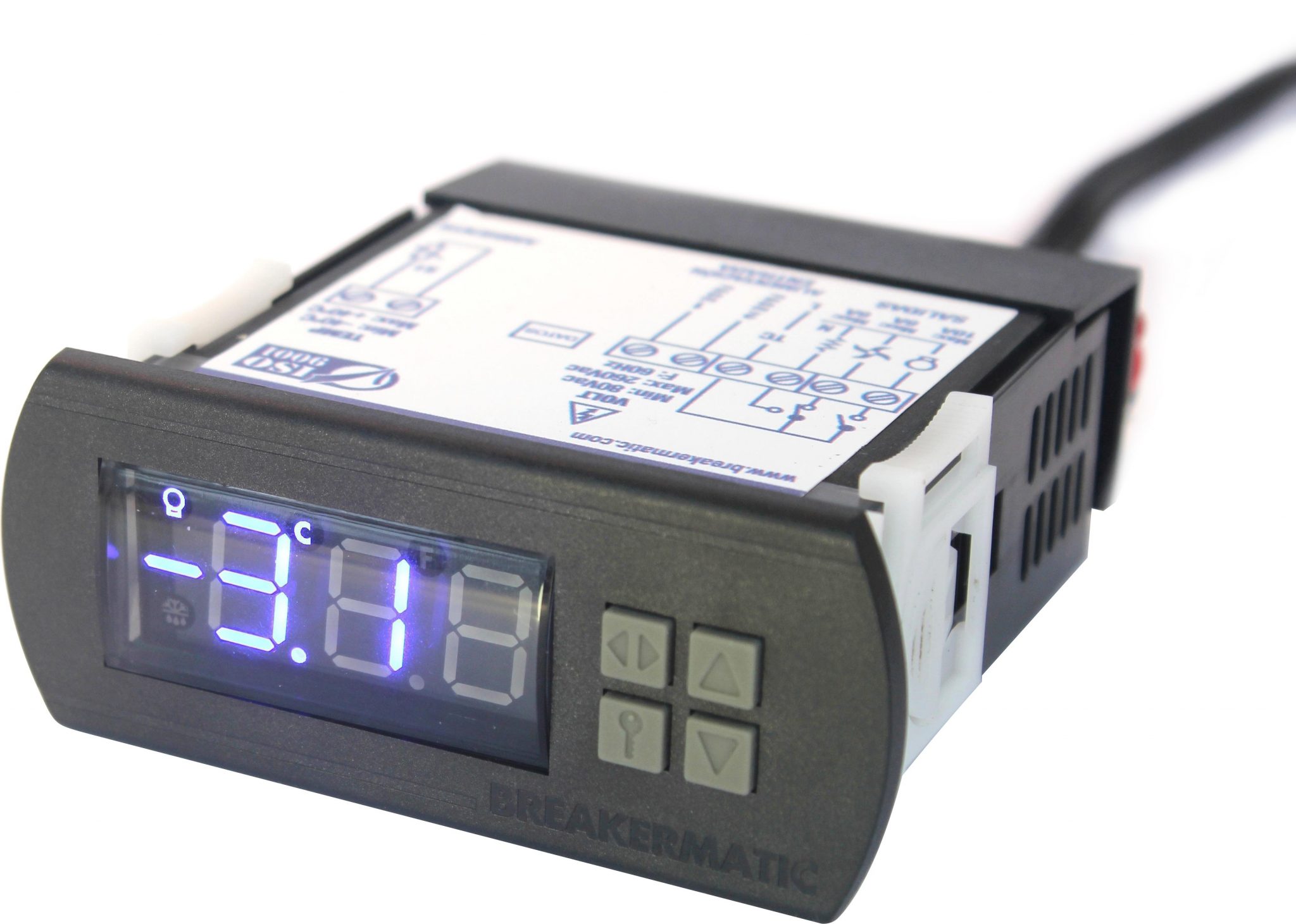 Controlador de temperatura Breakermatic CTP-711 para refrigeración