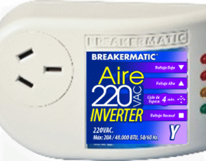 PIN220-Y++EST Aire Inverter 220 Y  - Protector Electrónico Enchufable para Aires Acondicionados INVERTER  y  Refrigeradores de ultima tecnología,  220Vac 20A NEMA 10-20 (Edición Español)
