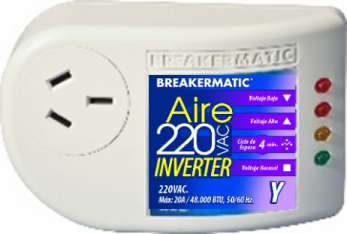 PIN220-Y++EST Aire Inverter 220 Y - Protector Electrónico Enchufable para Aires Acondicionados INVERTER y Refrigeradores de ultima tecnología, 220Vac 20A NEMA 10-20 (Edición Español)