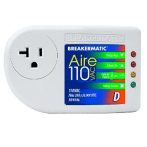 PIN110-D00EST AIRE 110 D - Protector Electrónico enchufable para Aires Acondicionados y Equipos de Refrigeración convencionales NEMA 5-20 120V / 20A (Edición español)