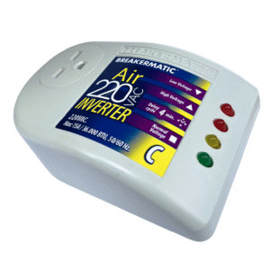 PIN220-C++ING AIR INVERTER 220 C - Protector electrónico enchufable para Aire Acondicionado INVERTER 220V 15A NEMA 6-15P/R (Edición Inglés)