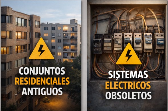 ¿Vives en un conjunto residencial antiguo? Riesgos eléctricos que pueden dañar tus electrodomésticos